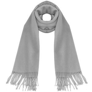 Mens Womens Oversize Cashmere Wool Shawl Wraps Blanket (Ash Grey)